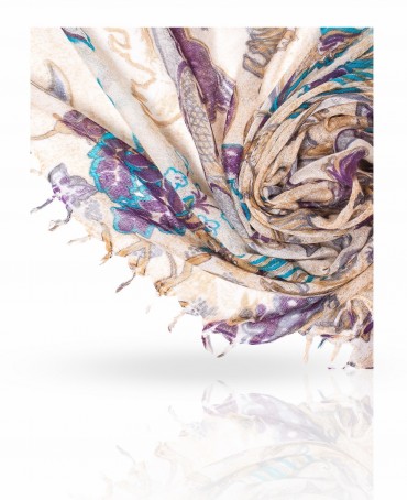 Палантин Женский W-AMAZON/BLUE